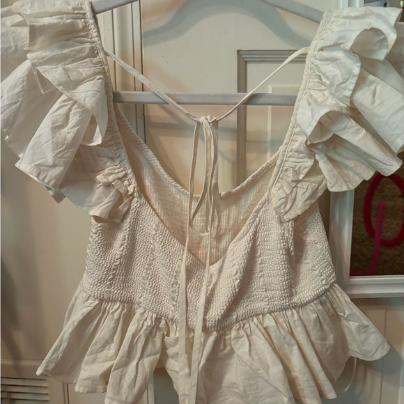 Zara flutter sleeve tank top cropped - Picture 2 of 2